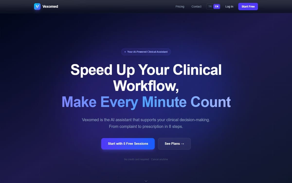 Home page of Vexomed